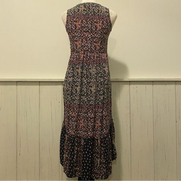 Art Class Girls 10/12 Large Sleeveless Floral Long Dress - Picture 2 of 14